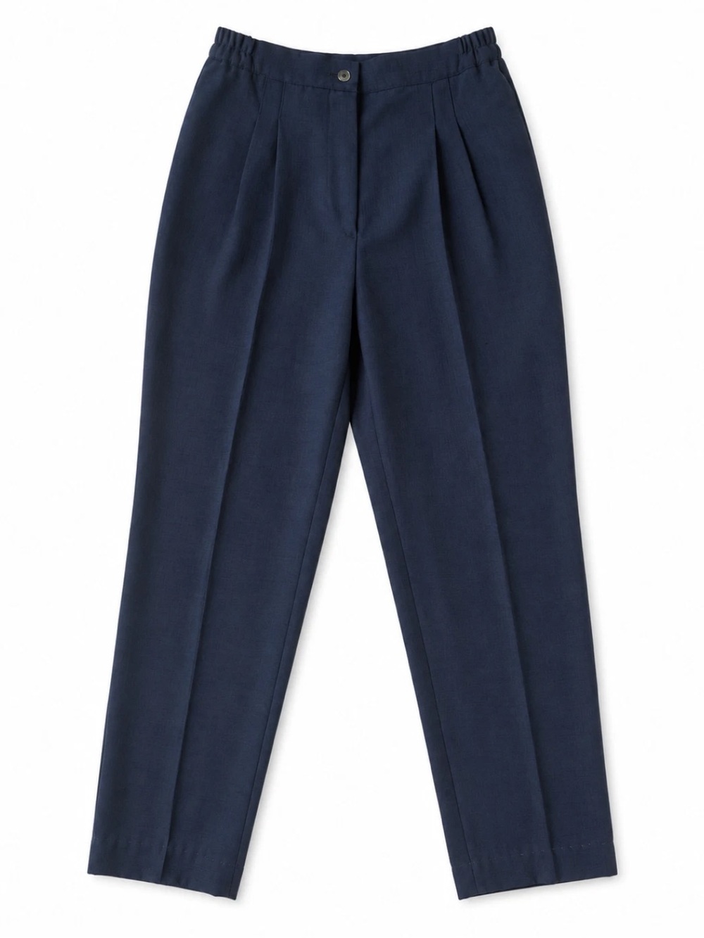 Evan Picone Men's Navy Pleated Trousers
